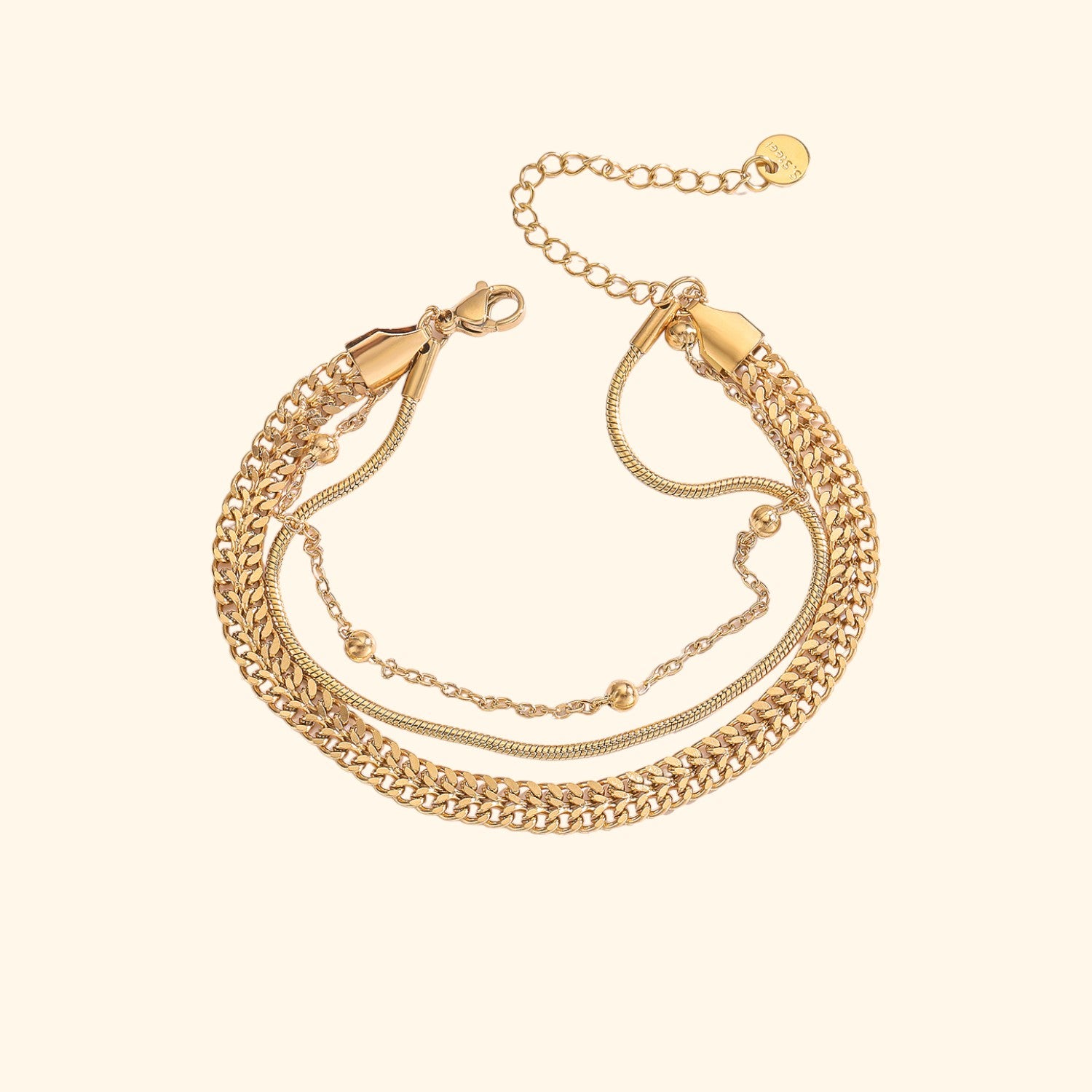 Eloise Layered Bracelet (Gold)