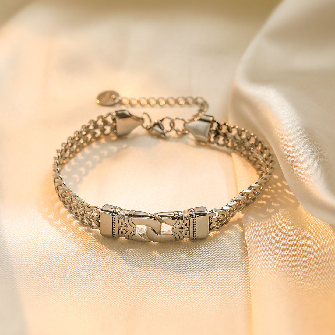 Middleton Infinity Chain Bracelet (Silver)