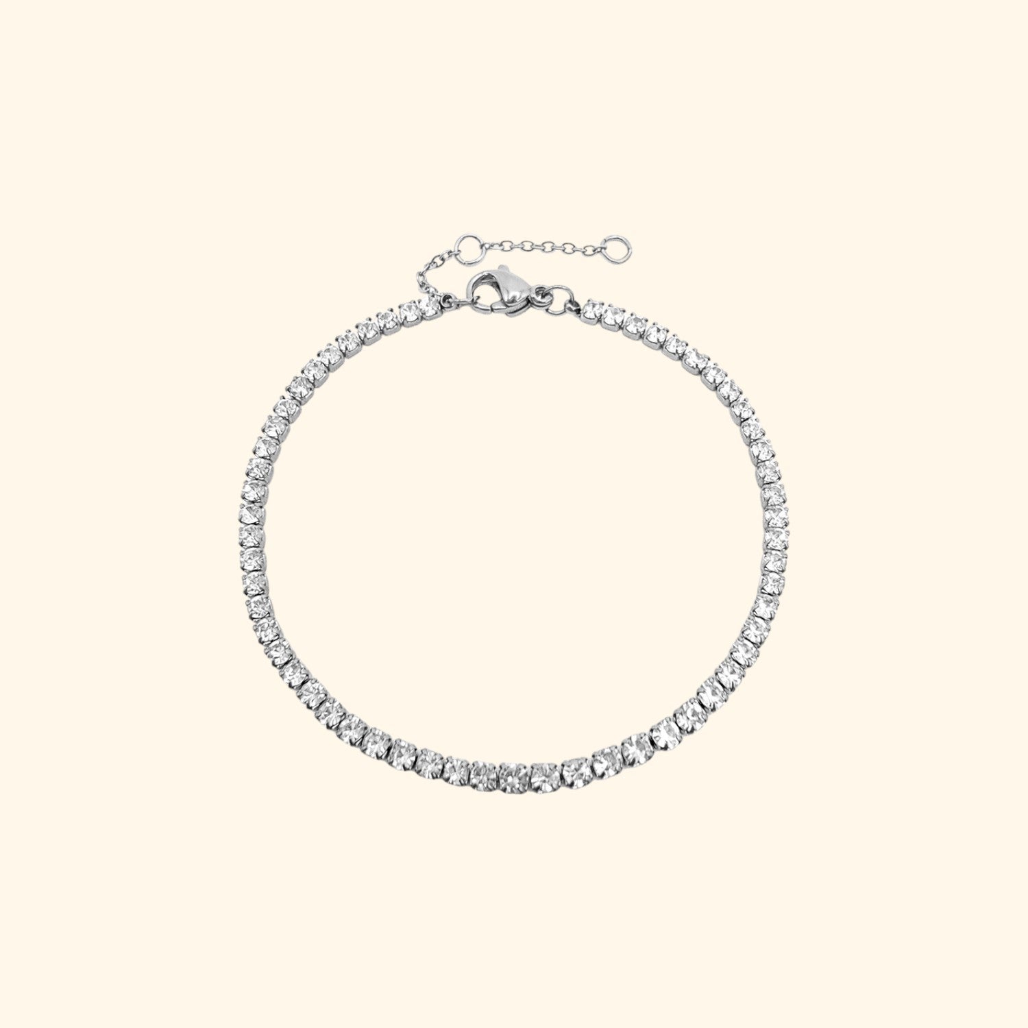 Tilda Tennis Bracelet (Silver)