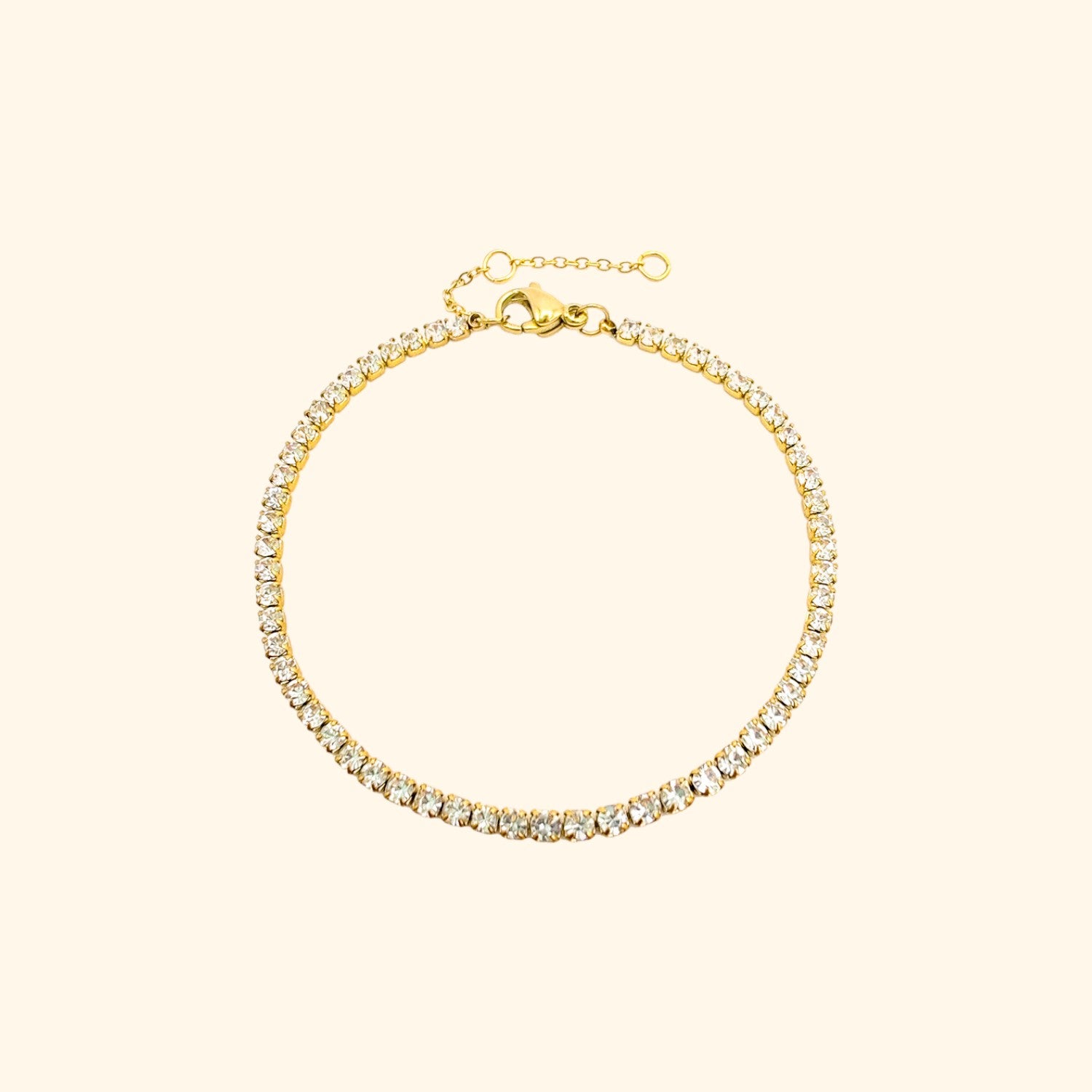 Tilda Tennis Bracelet (Gold)