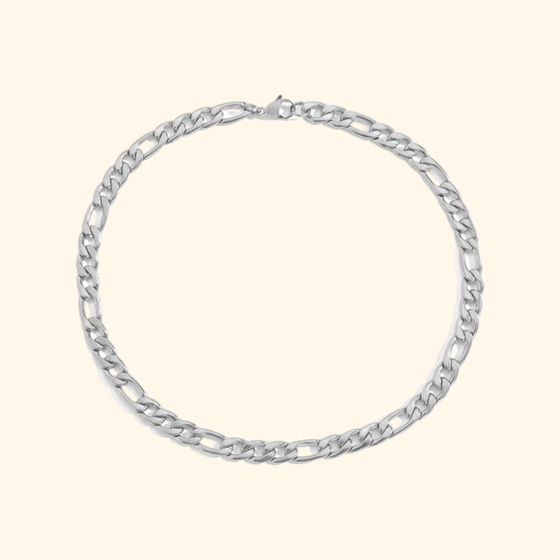 Dunn Figaro Chain Necklace (Silver)