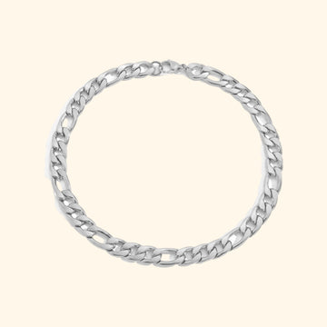 Dunn Figaro Chain Necklace (Silver)