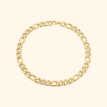 Dunn Figaro Chain Necklace (Gold)