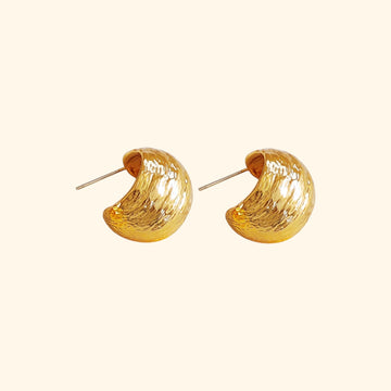 Ava Dome Stud Earrings