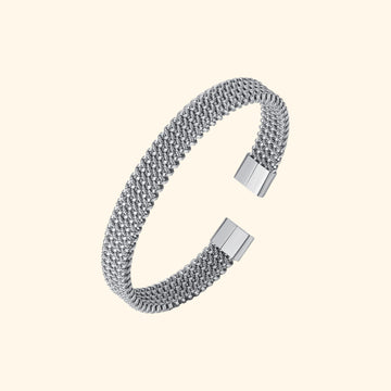 Ellen Cuff Bangle (Silver)