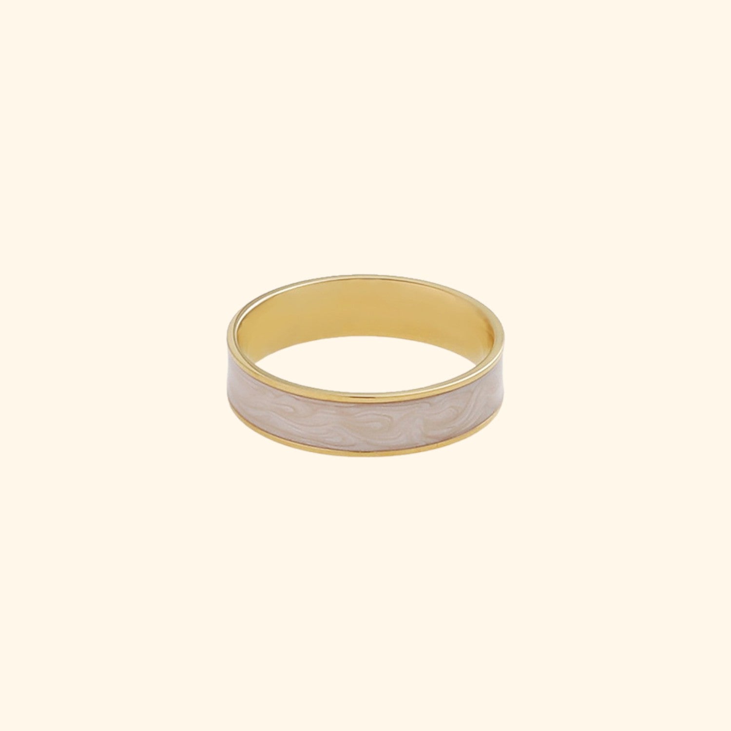 Tamara Band Ring (Beige)