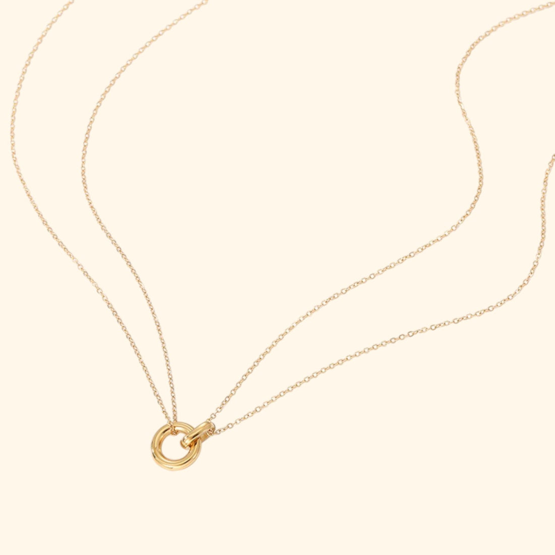 Queenie Linked Necklace (Gold)